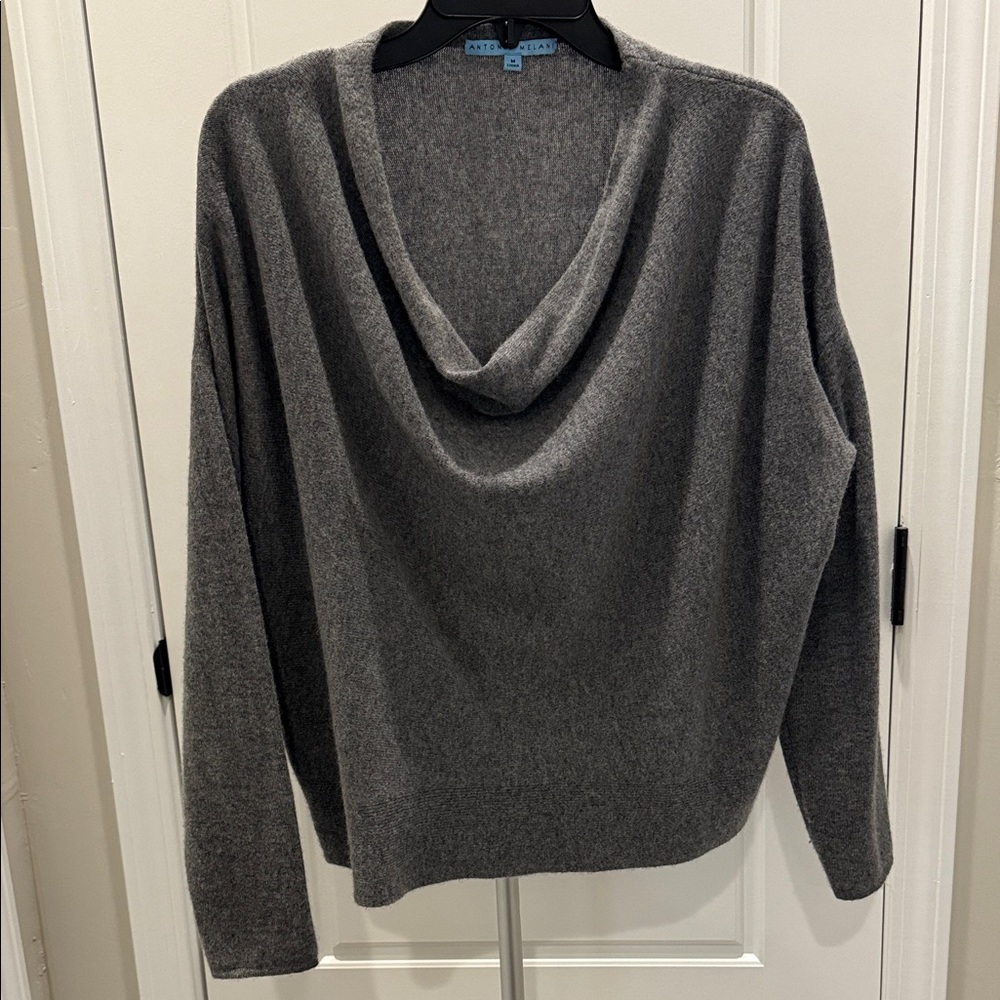 ANTONIO MELANI Charcoal CASHMERE Sweater